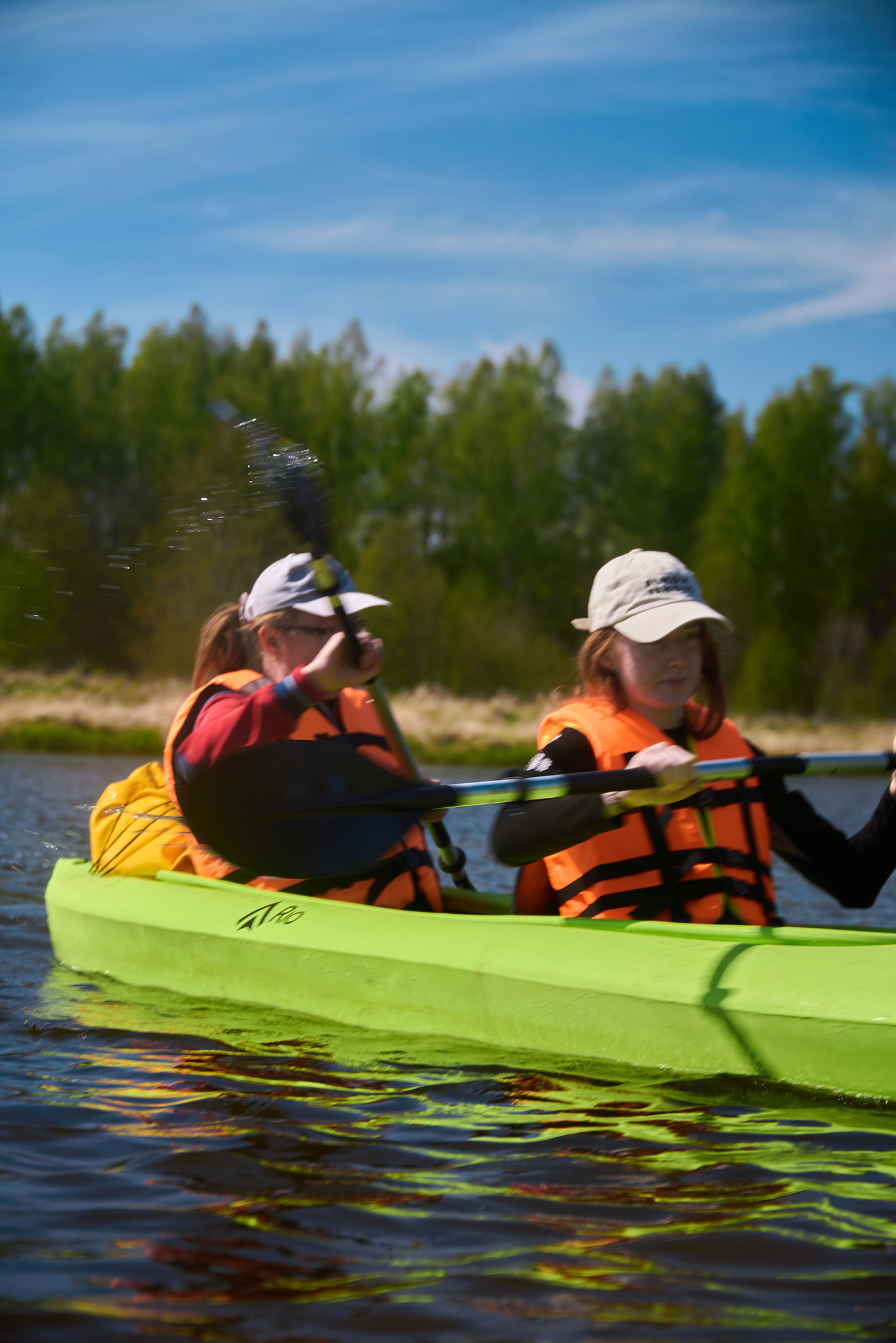 все на байдарке