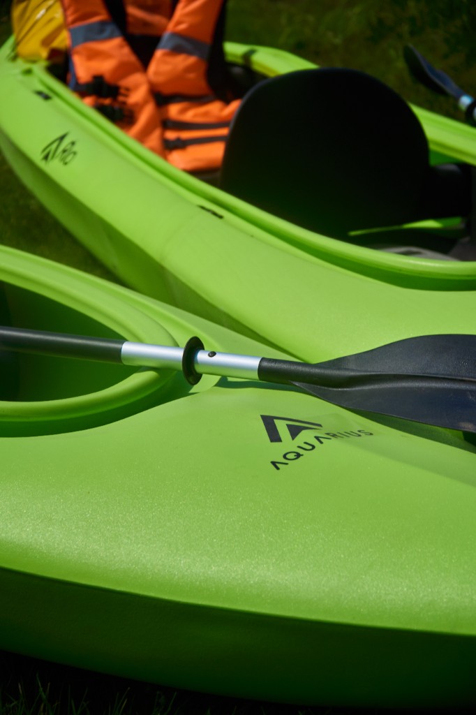 Крупный план байдарок